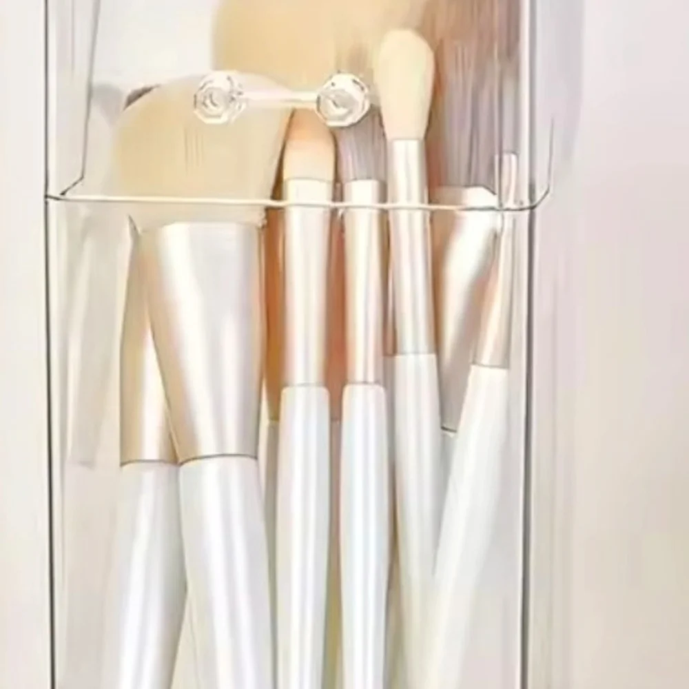1/$15OR2/$25 Clear Acrylic Makeup Brush Holder with Pearls
